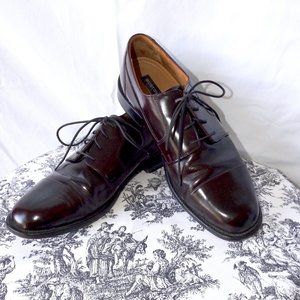Bostonian Brown Leather Shoes, Bardwell Limit Oxford, First Flex Tech. Sz.9.5 EC